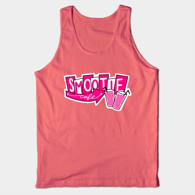 Smootie Cafe Modern Retro Tank Top by SummerCampDesigns